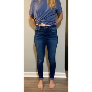 BKE STELLA HIGH RISE SKINNY ANKLE JEAN SIZE 27